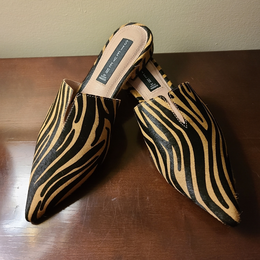 Steven Madden Calf Hair Mules